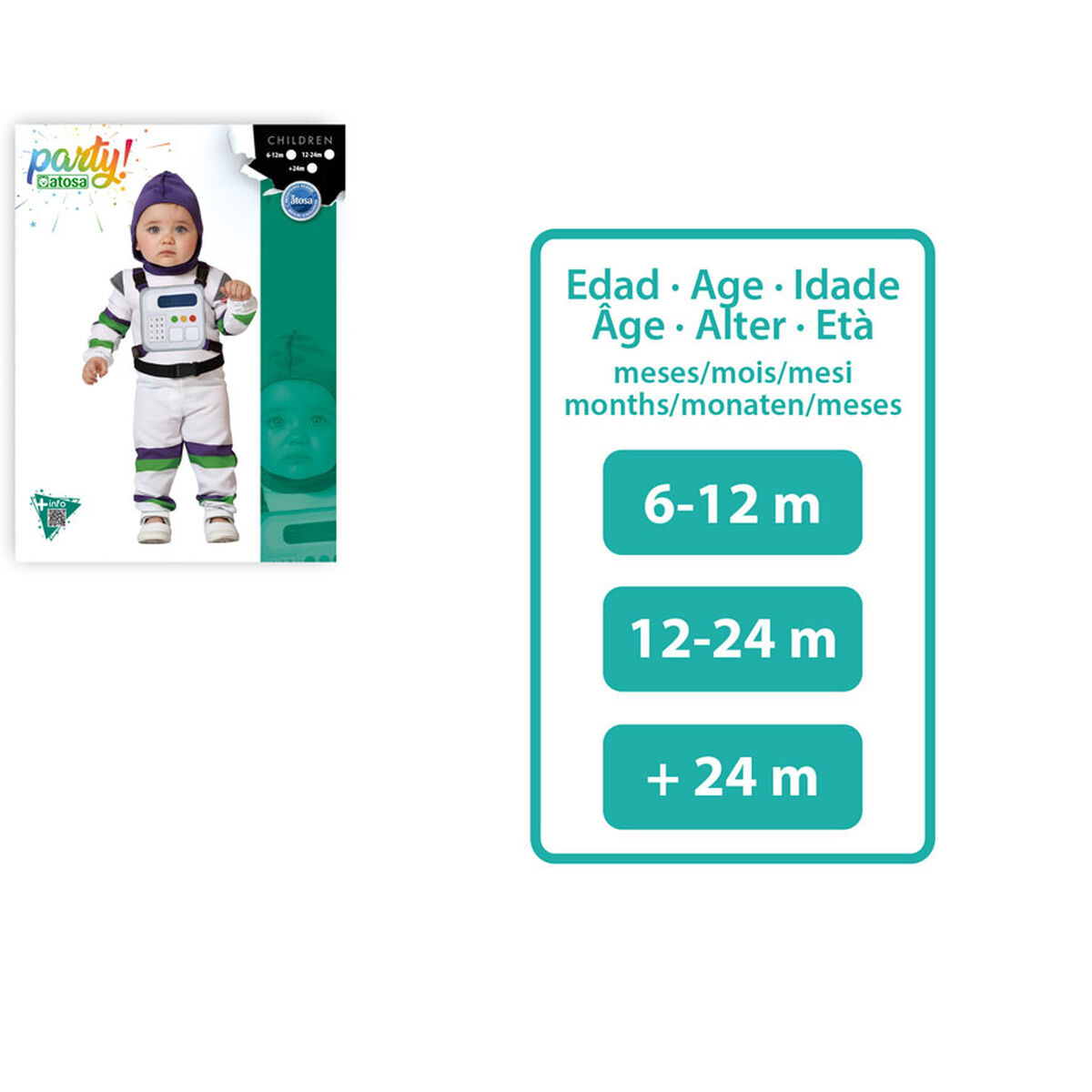 Maskeraadi kosüüm noorukitele Astronaut